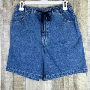 Basic Editions Size 5/6 Tie Stretch Drawstring Waistband 5 Pockets Denim…